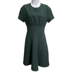 No 21 Italy Green Short Sleeve Dress Size 44 New